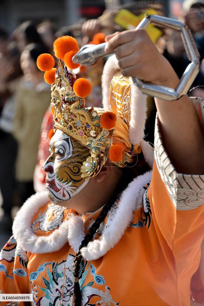Taiwanese Artists Perform to Welcome The New Year at the Tianhou Palace in Quanzhou