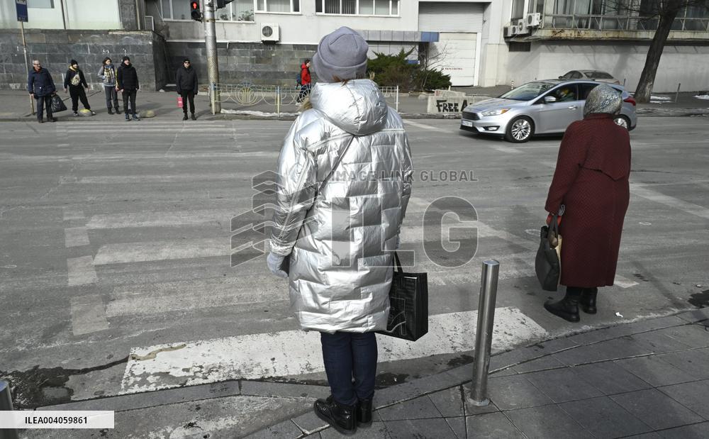 People of Kiev in February 2025