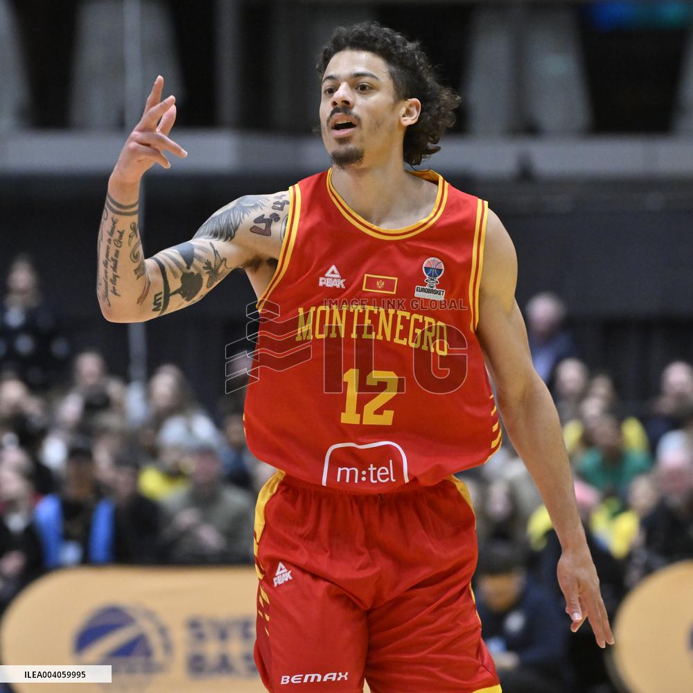 EUROBASKET QUALIFIER SWEDEN MONTENEGRO