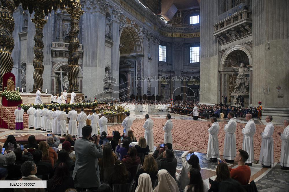 Mass for the Jubilee of Deacons in St Peter's Basilica - Vatican