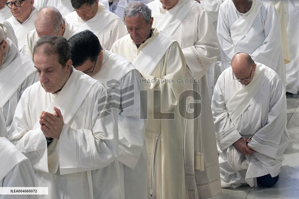 Mass for the Jubilee of Deacons in St Peter's Basilica - Vatican