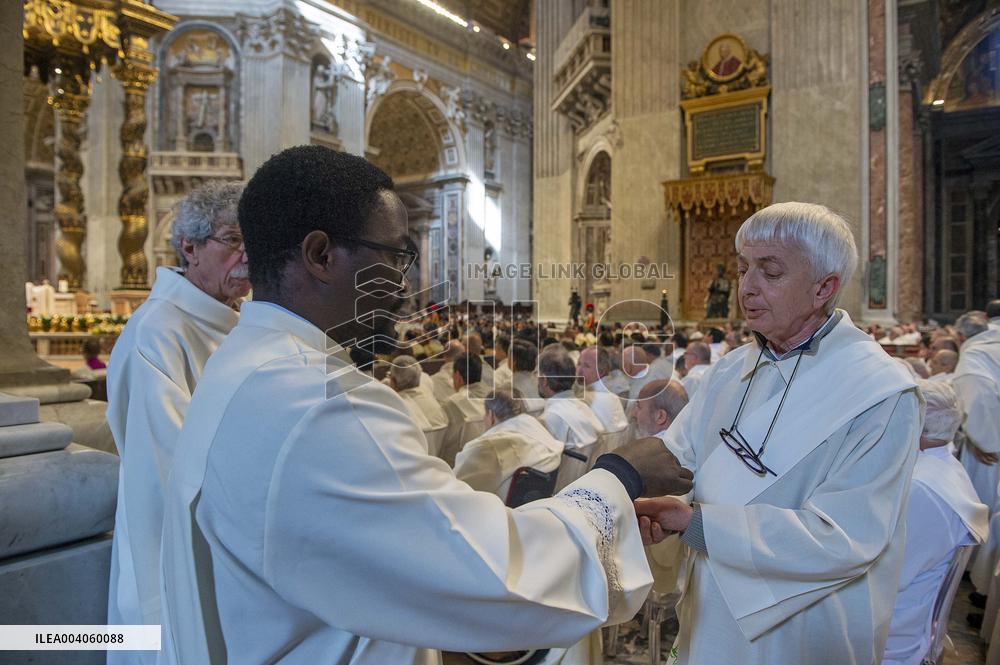 Mass for the Jubilee of Deacons in St Peter's Basilica - Vatican