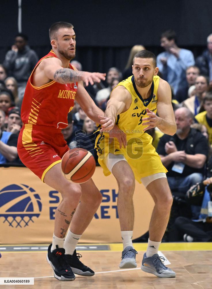 EUROBASKET QUALIFIER SWEDEN MONTENEGRO