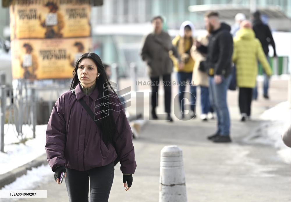 People of Kiev in February 2025