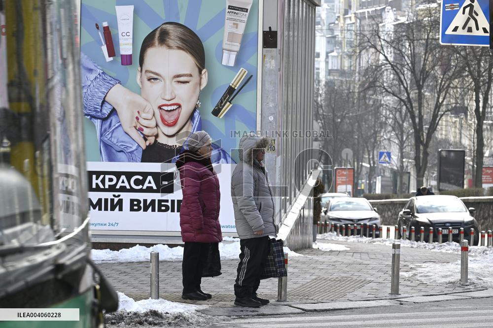 People of Kiev in February 2025