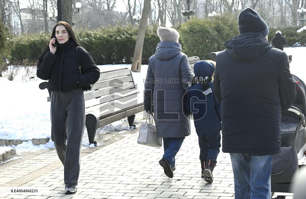 People of Kiev in February 2025