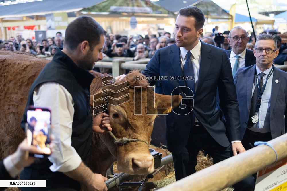 Jordan Bardella visits the Agricultural Fair - Paris RL