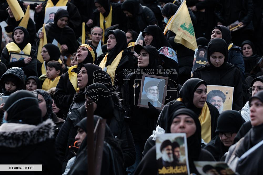 Funeral of Hassan Nasrallah and Hashem Safieddine - Beirut