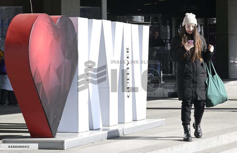 People of Kiev in February 2025