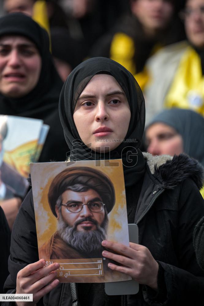 Funeral of Hassan Nasrallah and Hashem Safieddine - Beirut