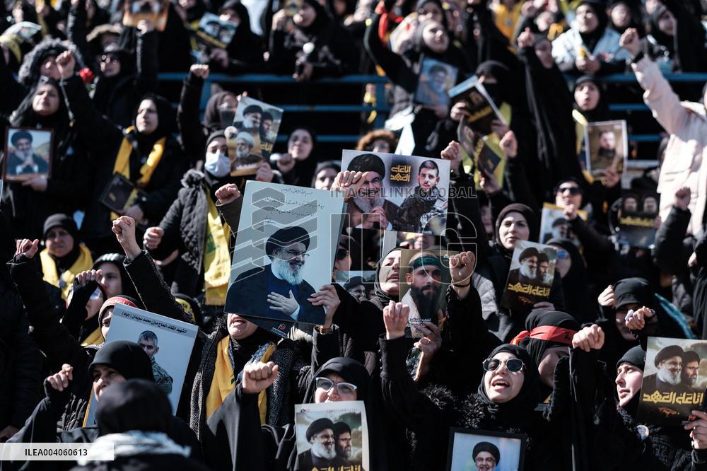 Hassan Nasrallah Funeral - Beirut