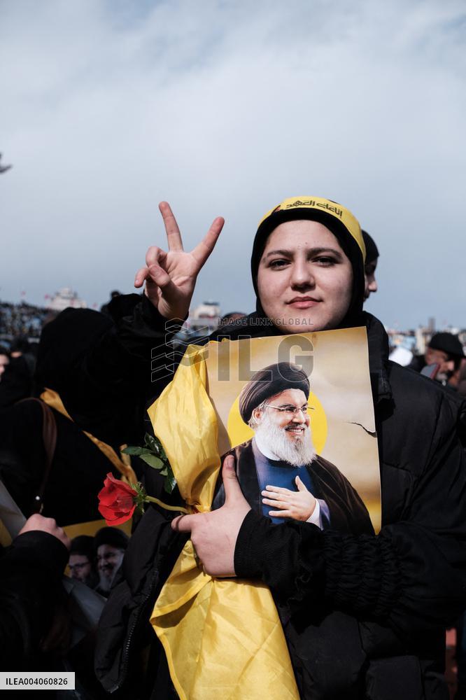 Hassan Nasrallah Funeral - Beirut