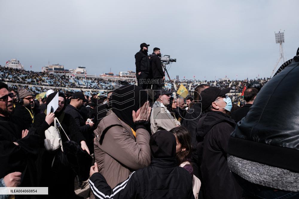 Hassan Nasrallah Funeral - Beirut