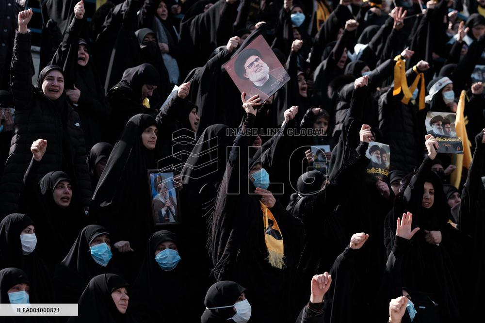 Hassan Nasrallah Funeral - Beirut