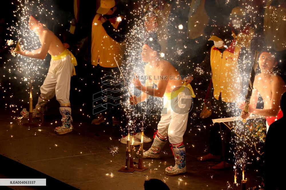 Eating Fireworks Show in Putian