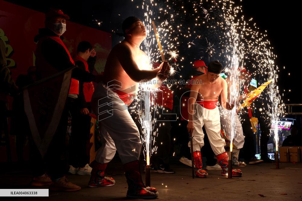 Eating Fireworks Show in Putian