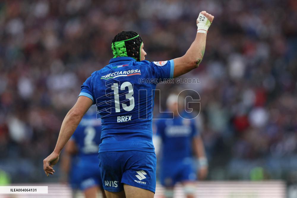 RUGBY: GUINNESS SIX NATIONS 2025 -  match ITALY vs FRANCE at Oympic stadium in Rome.