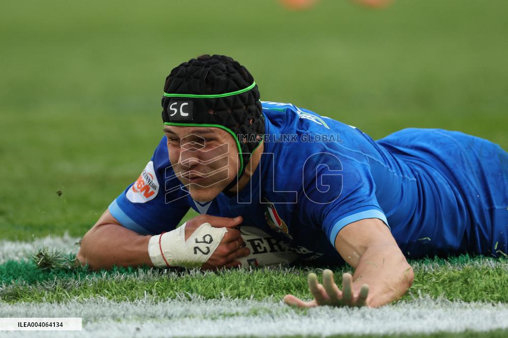 RUGBY: GUINNESS SIX NATIONS 2025 -  match ITALY vs FRANCE at Oympic stadium in Rome.