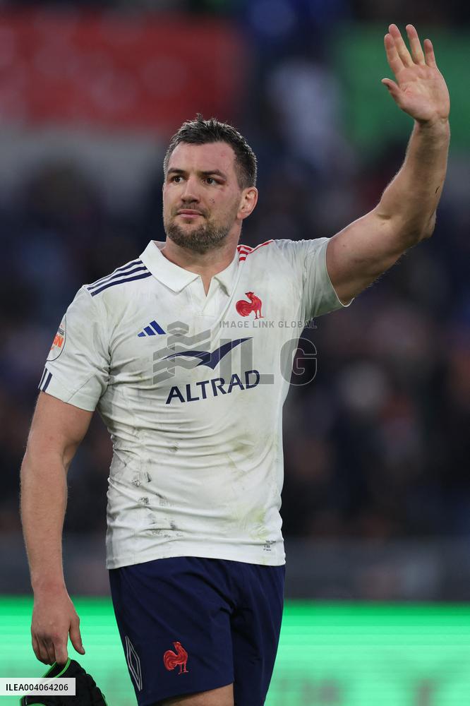 RUGBY: GUINNESS SIX NATIONS 2025 -  match ITALY vs FRANCE at Oympic stadium in Rome.