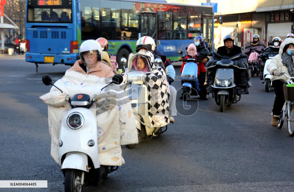 Cold Weather in Lianyungang