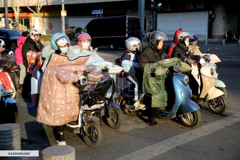 Cold Weather in Lianyungang