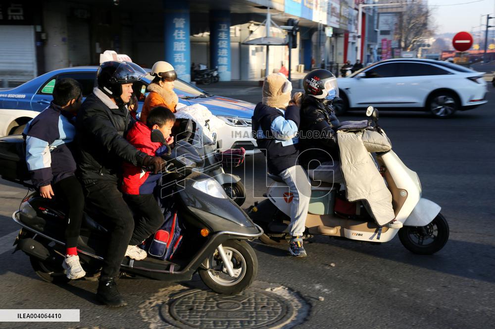 Cold Weather in Lianyungang