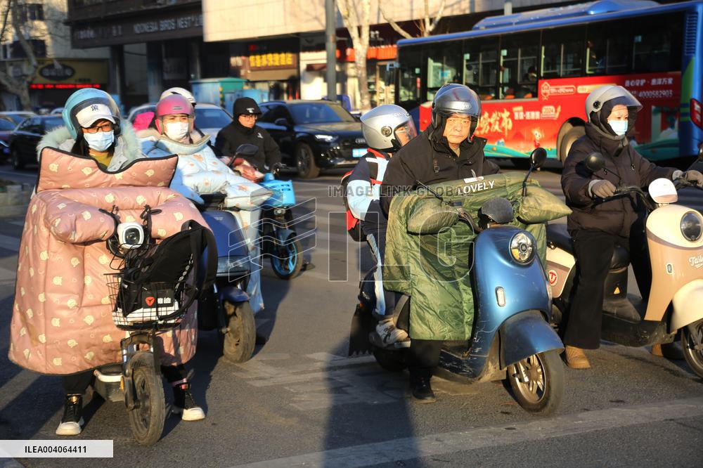 Cold Weather in Lianyungang