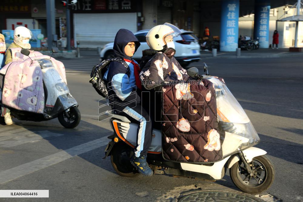 Cold Weather in Lianyungang