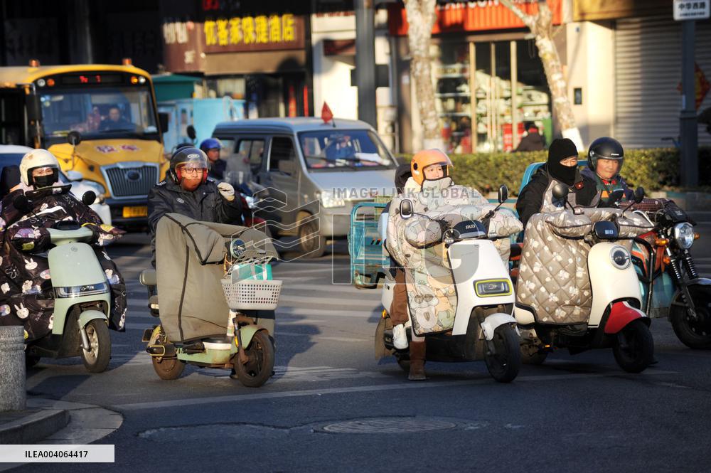 Cold Weather in Lianyungang