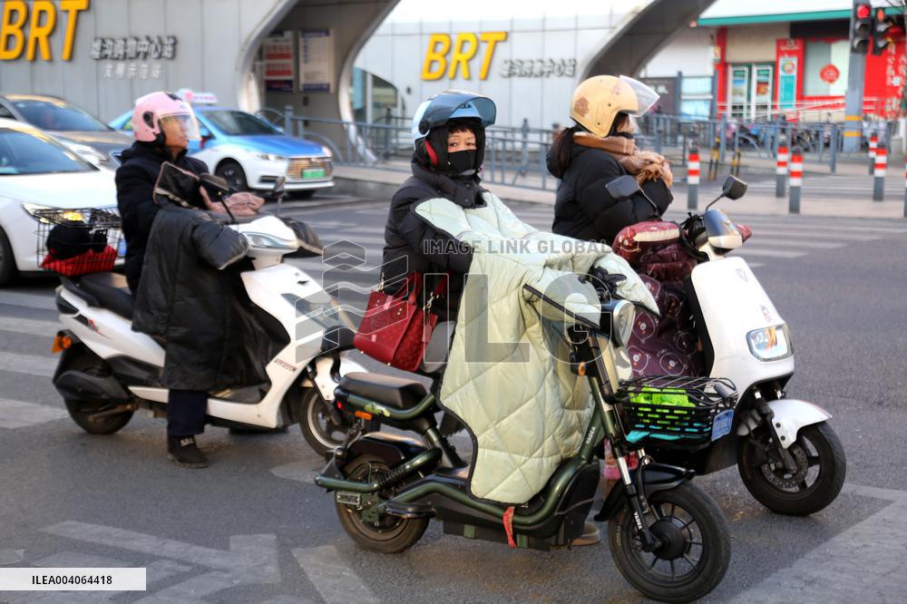 Cold Weather in Lianyungang