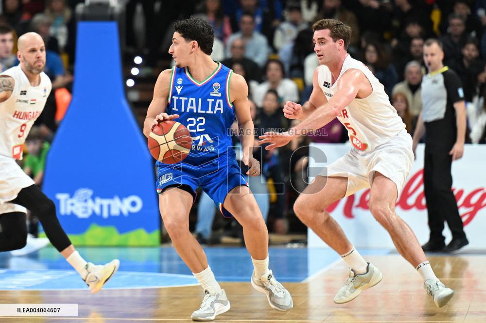 BASKET - Basket Internazionali - Euro Basket 2025 Qualifiers - Italy vs Hungary