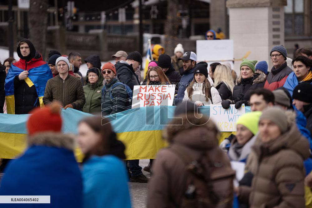 Canada Rally Marks Third Anniversary of Ukraine Invasion