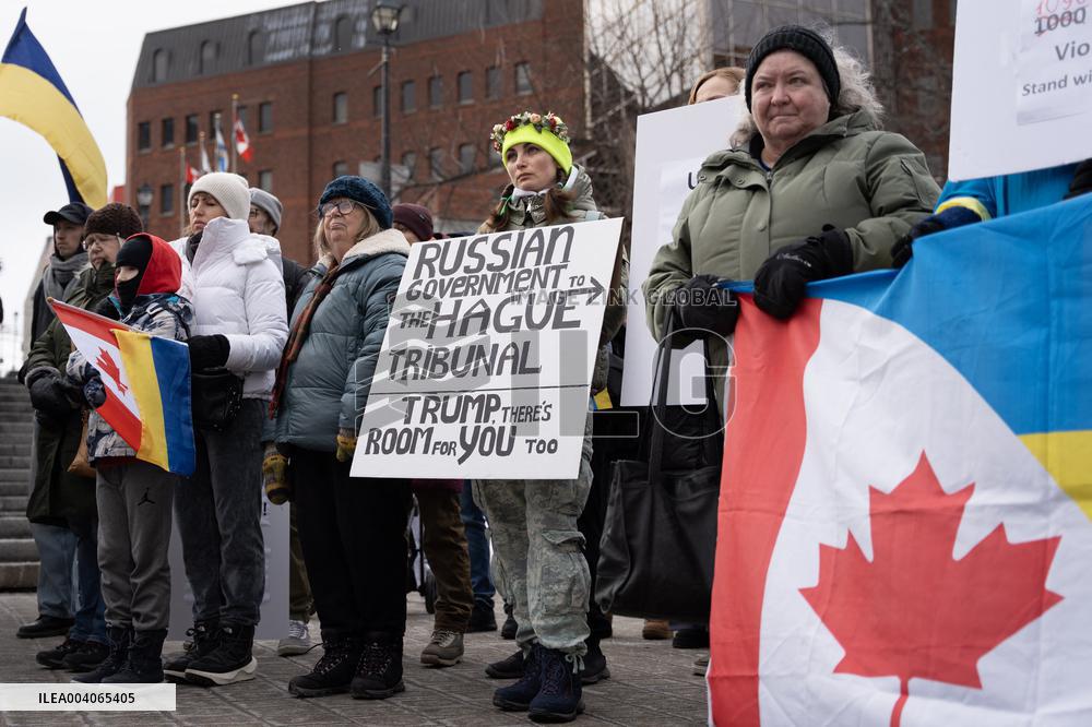 Canada Rally Marks Third Anniversary of Ukraine Invasion