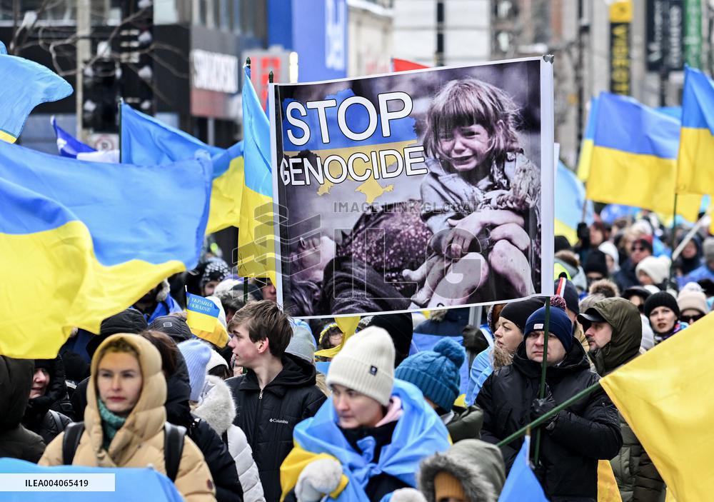 Canada Rally Marks Third Anniversary of Ukraine Invasion