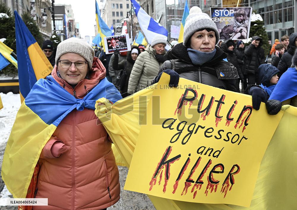 Canada Rally Marks Third Anniversary of Ukraine Invasion