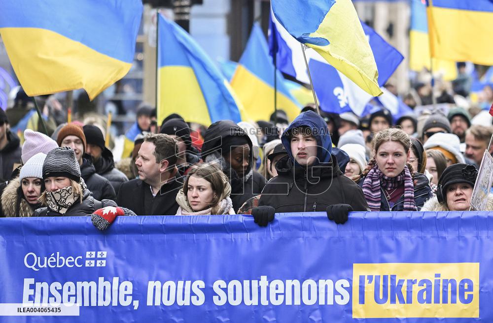 Canada Rally Marks Third Anniversary of Ukraine Invasion