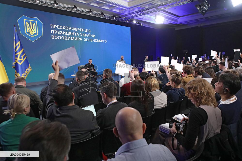 News conference of Ukrainian President Volodymyr Zelenskyy in KyivNews conference of Ukrainian President Volodymyr Zelenskyy in