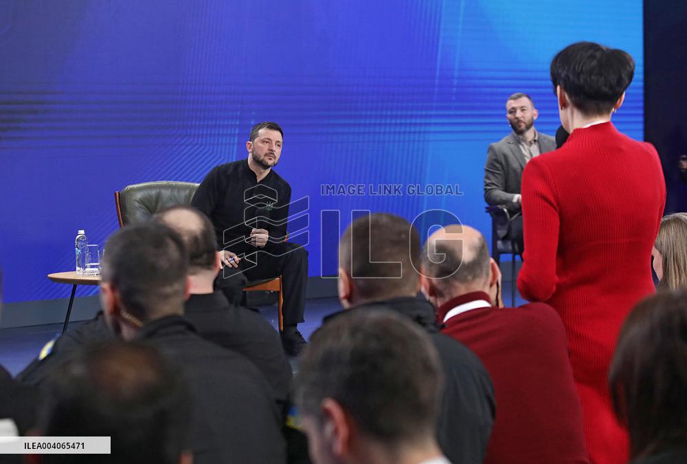 News conference of Ukrainian President Volodymyr Zelenskyy in KyivNews conference of Ukrainian President Volodymyr Zelenskyy in
