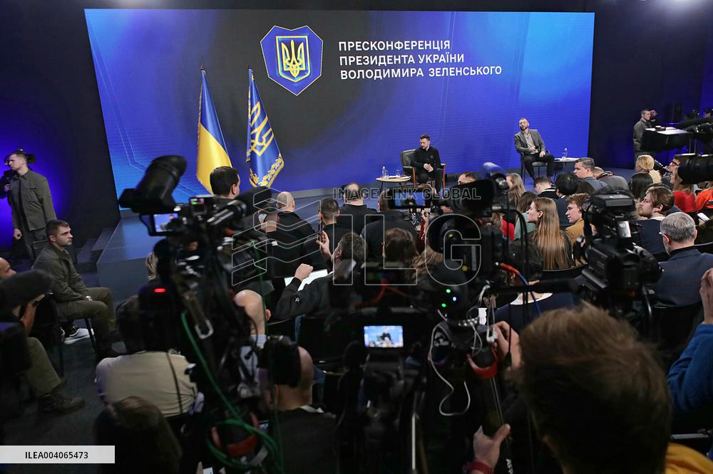News conference of Ukrainian President Volodymyr Zelenskyy in KyivNews conference of Ukrainian President Volodymyr Zelenskyy in