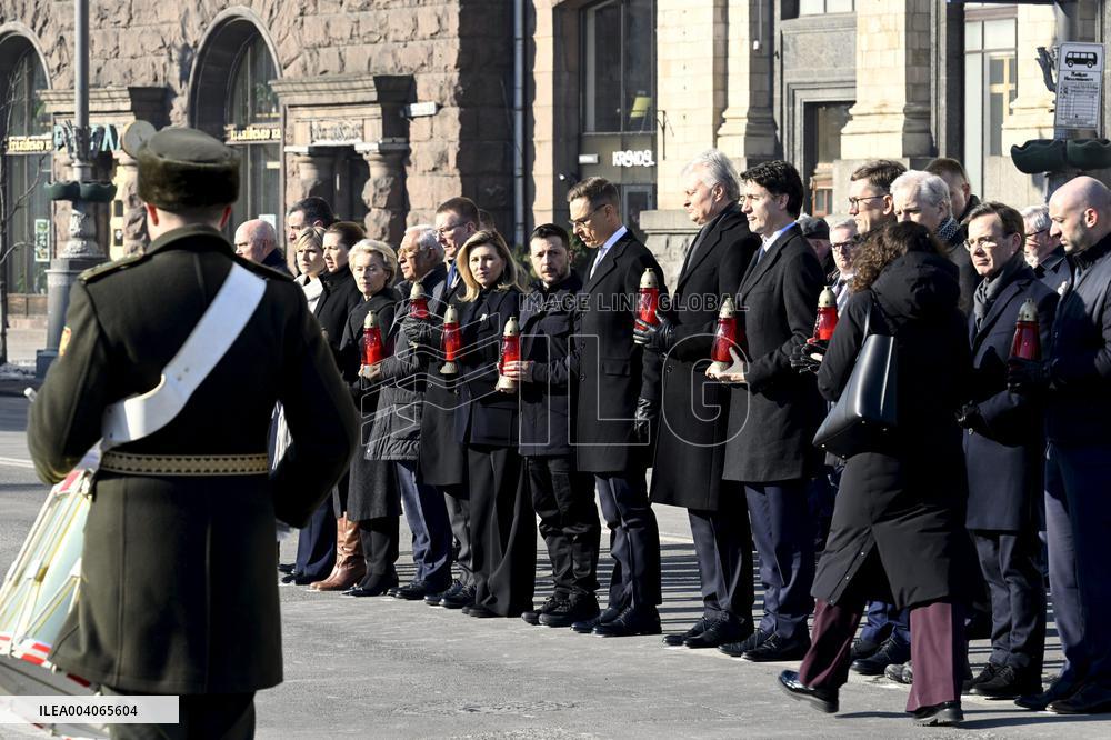 Third anniversary of Russia's invasion of Ukraine