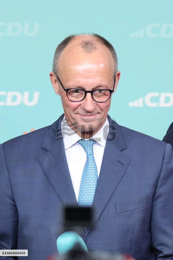 Bundestag Election - CDU Party - Friedrich Merz
