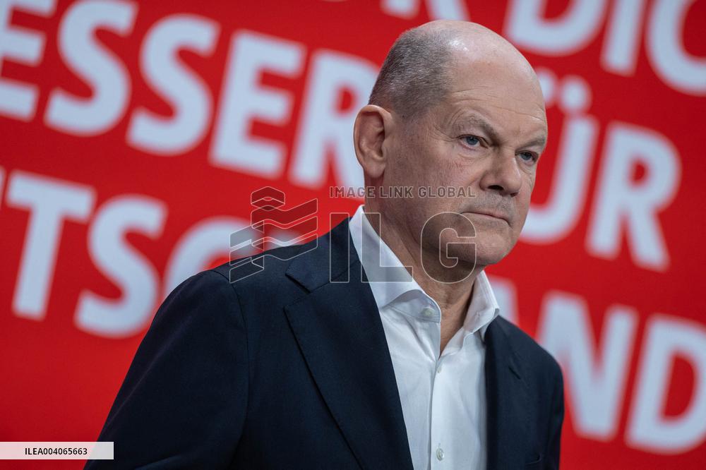 Bundestag Election - SPD Party - Olaf Scholz