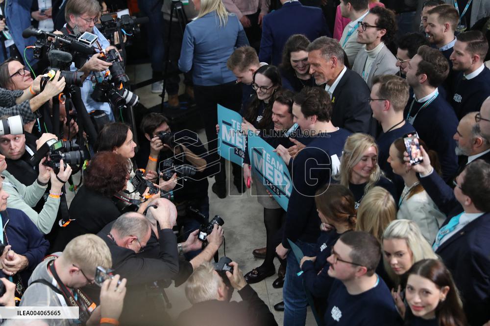 Bundestag Election - CDU Party - Friedrich Merz