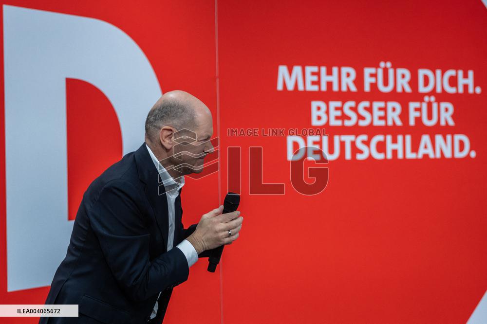 Bundestag Election - SPD Party - Olaf Scholz