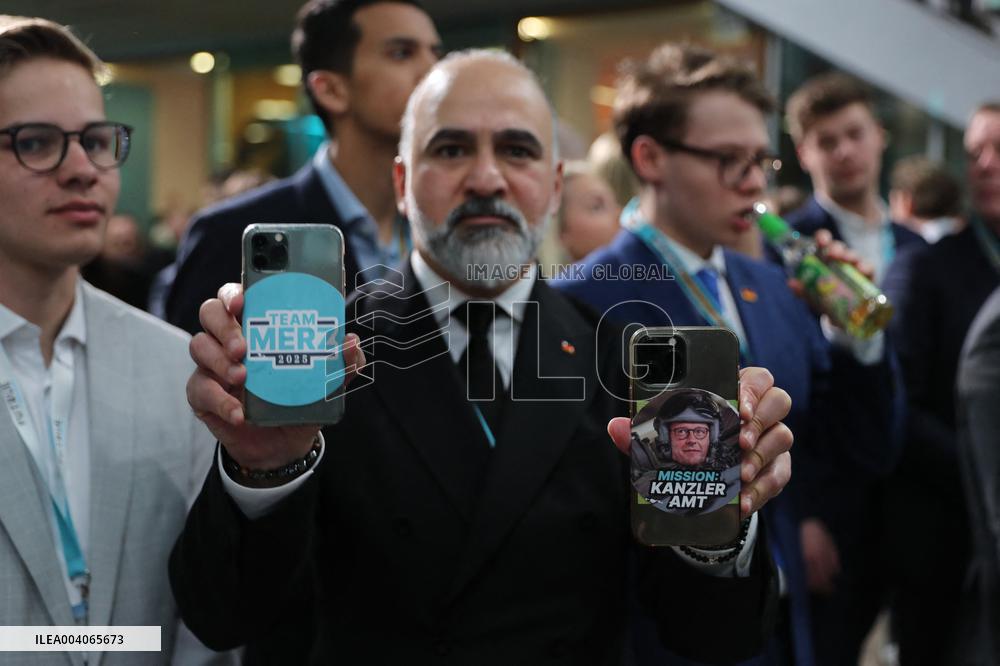 Bundestag Election - CDU Party - Friedrich Merz