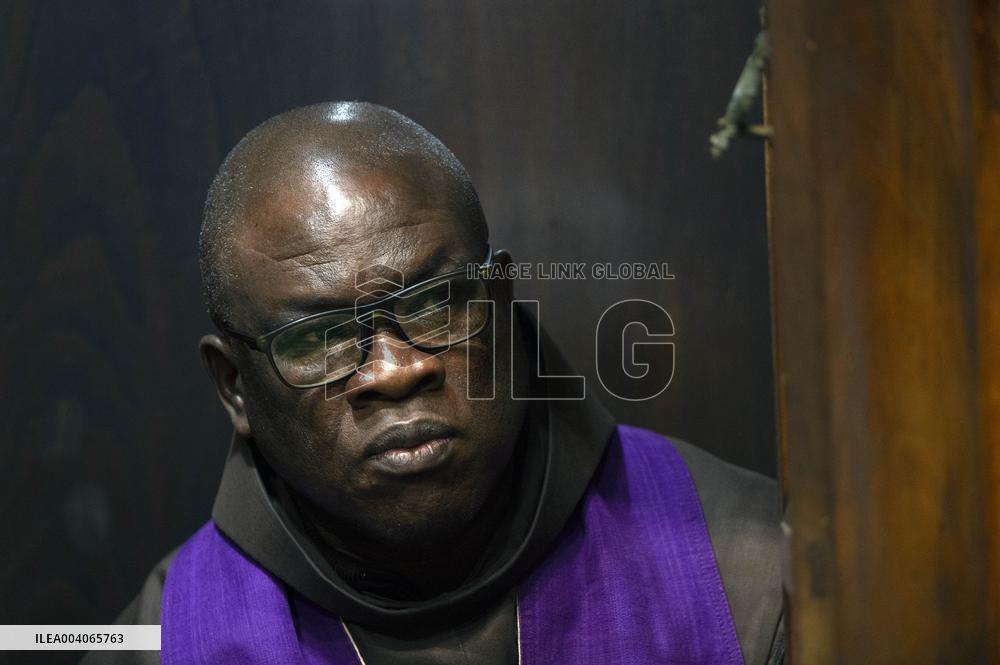 Cardinal Reina Mass for Pope Francis Healing - Rome