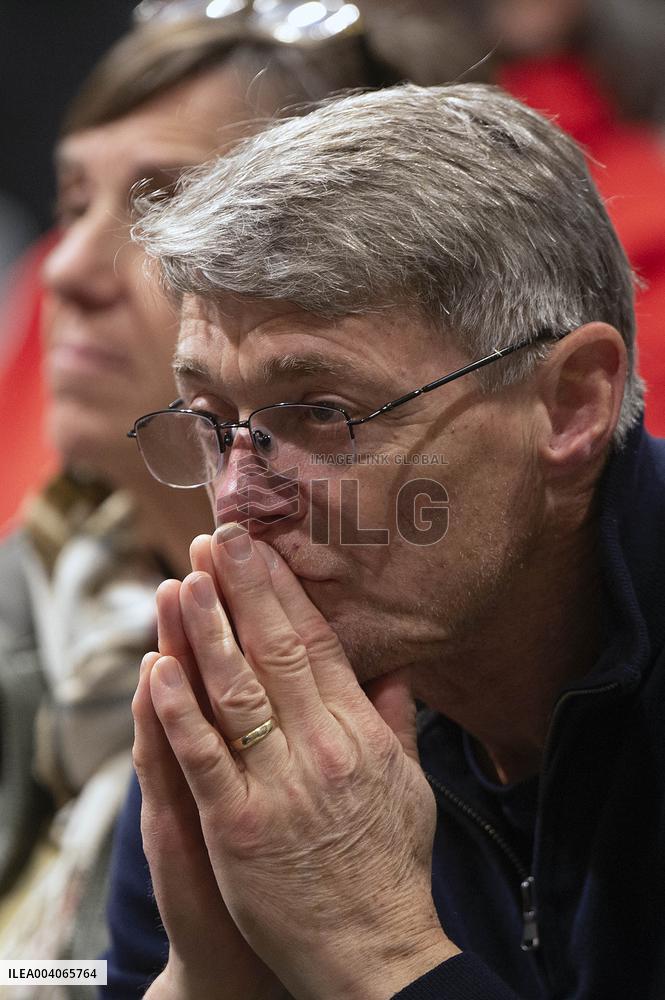 Cardinal Reina Mass for Pope Francis Healing - Rome
