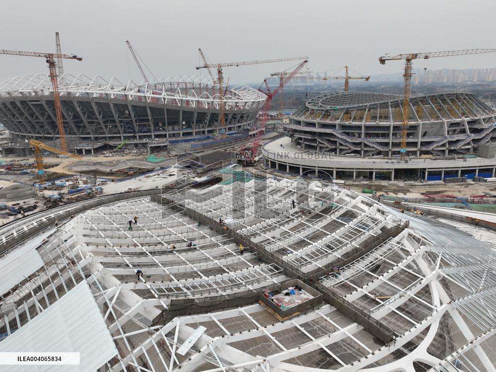 Olympic Sports Center Venue Construction in Wuxi