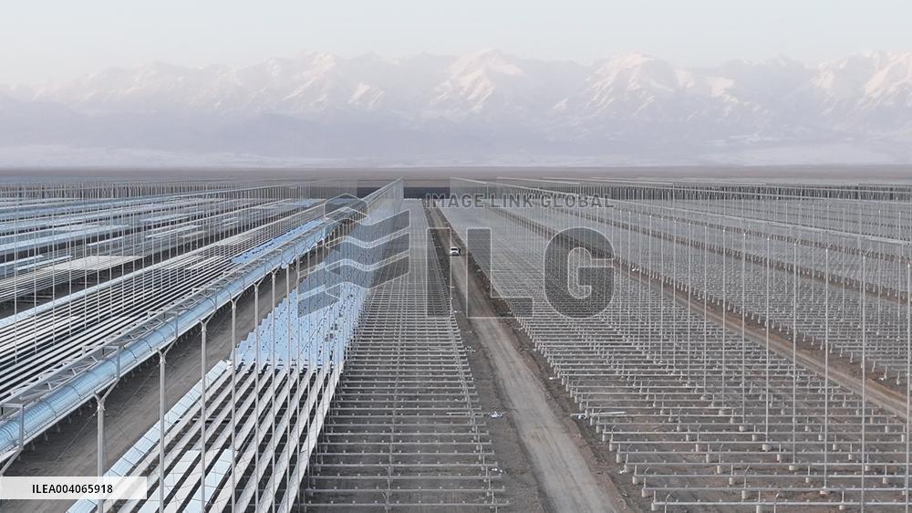 China First Commercial Linear Fresnel Solar Thermal Energy Storage Plant in Hami