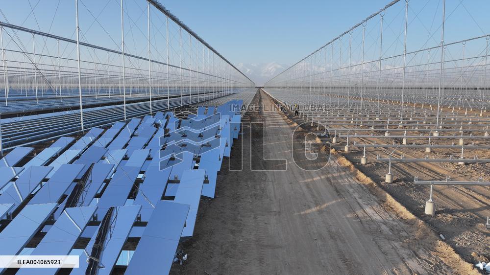 China First Commercial Linear Fresnel Solar Thermal Energy Storage Plant in Hami